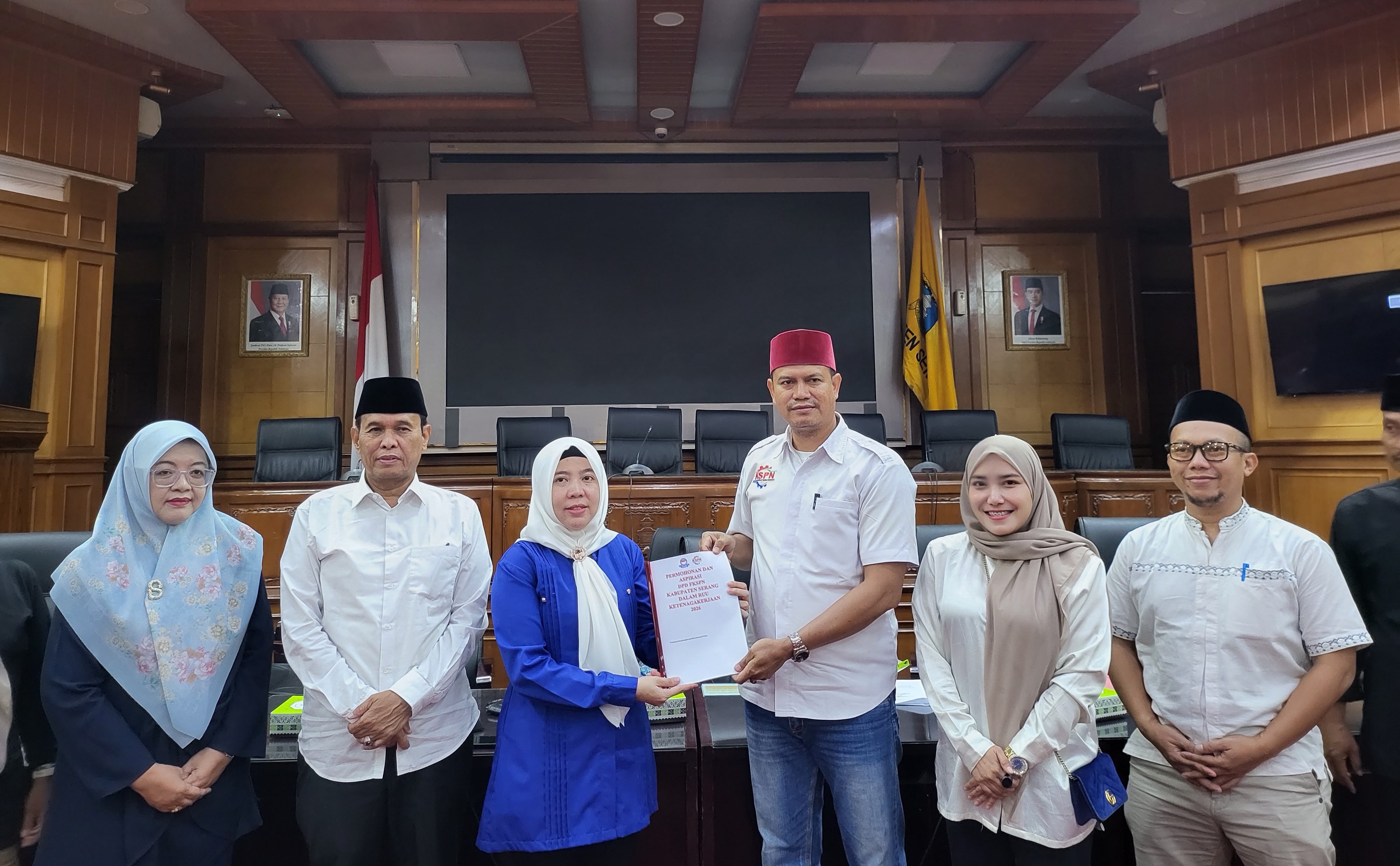KSPN Audiensi ke DPRD Kabupaten Serang, Soroti RUU Ketenagakerjaan dan Pencemaran Lingkungan