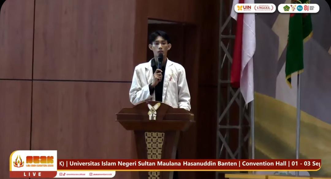 Presiden Mahasiswa UIN SMH Banten Sambut PBAK 2026 dengan Mengheningkan Cipta dan Doa Bersama untuk Masyarakat Terdampak Bencana